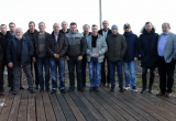 Biedrības “Mazjūras zvejnieki” dibinātāji un atbalstītāji Bērzciemā 2020. gada 6. martā 