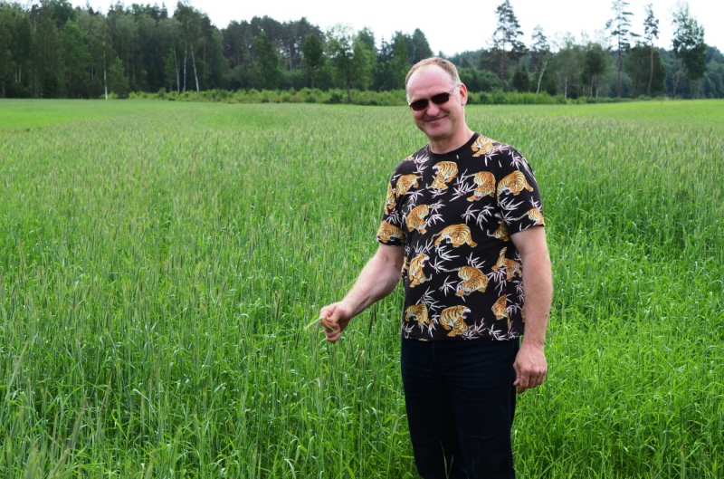 “Kalnakaļvu” saimnieks Jānis Kļaviņš