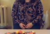 Gunita Ščegoļeva ar torti “Aijai”